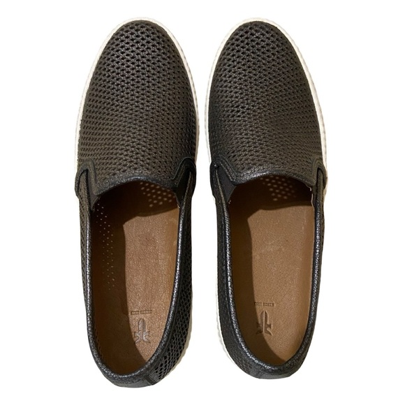 Frye Camille Metallic Perforated Slip On Casual Shoes — 3471118-PEW - Picture 7 of 9